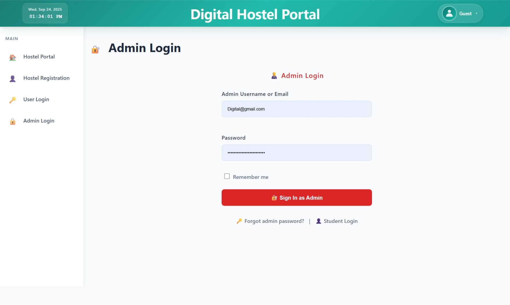 Hostel Management System image 1