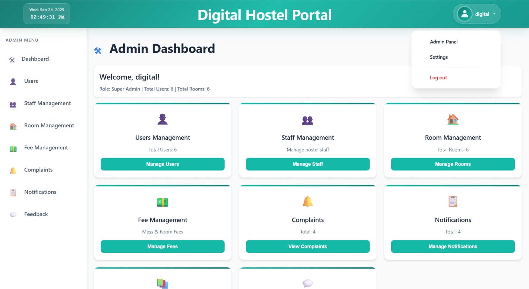 Hostel Management System image 2