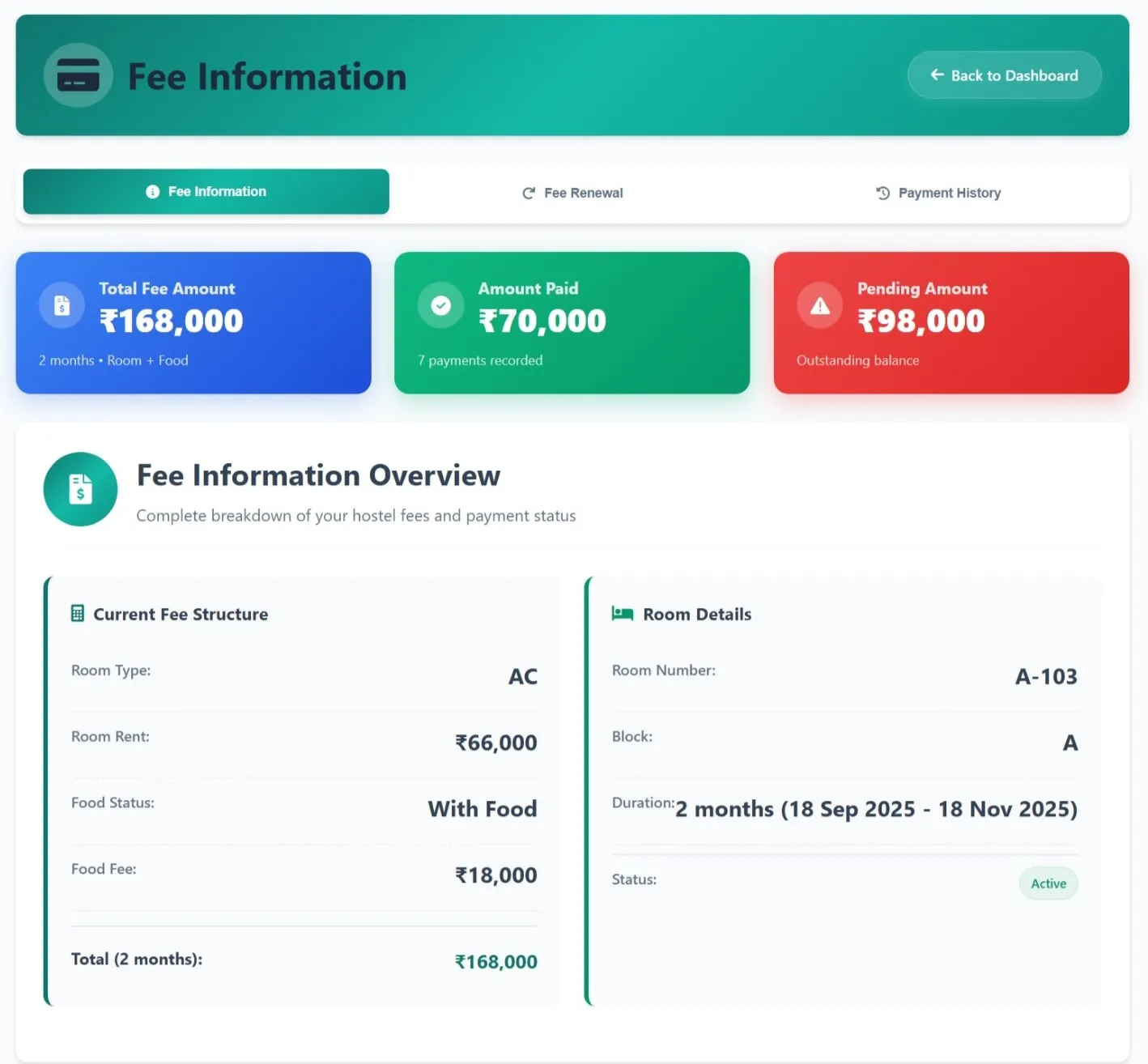 Hostel Management System - thumbnail 11