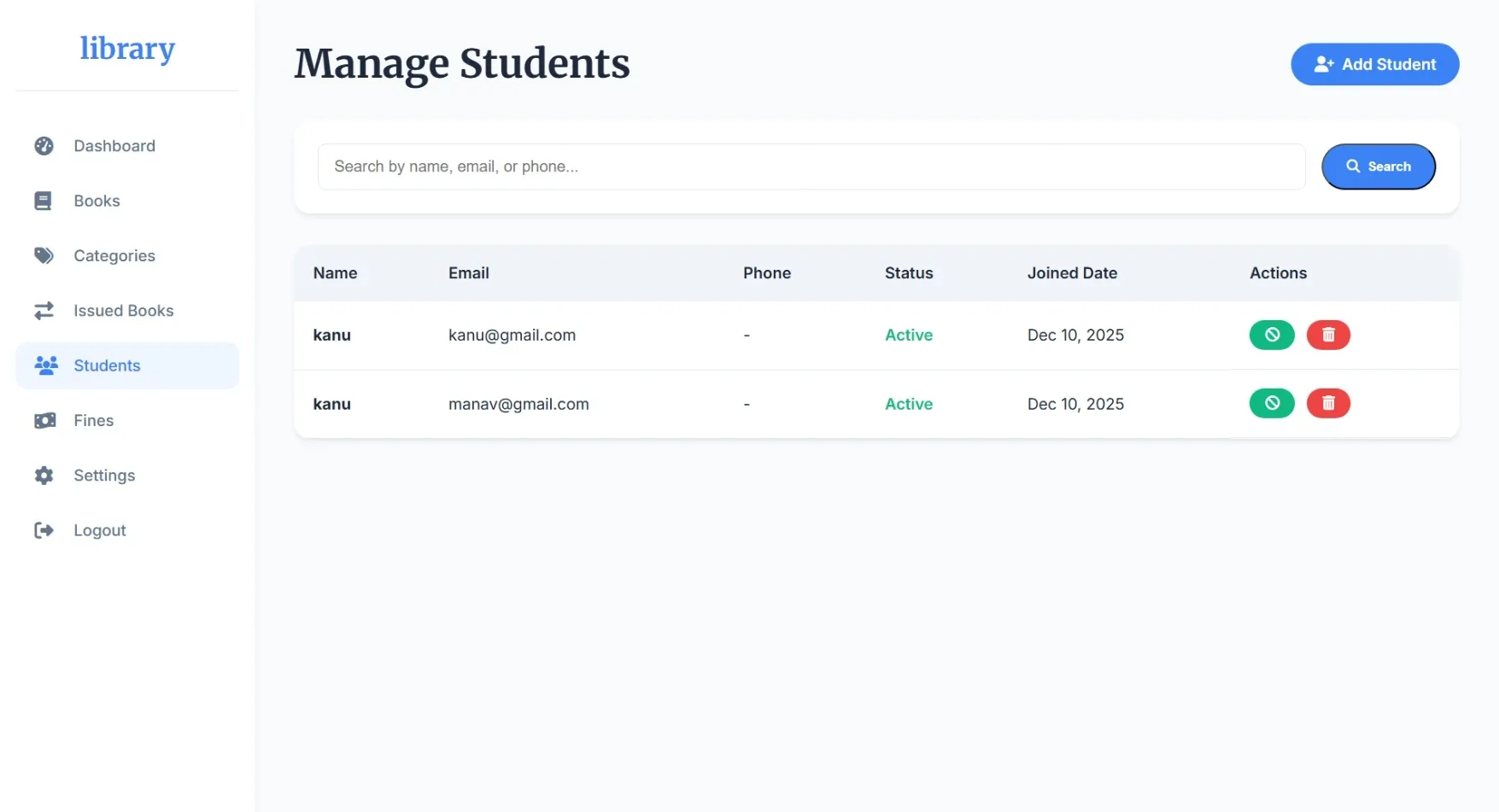 Library Management System using PHP - thumbnail 10