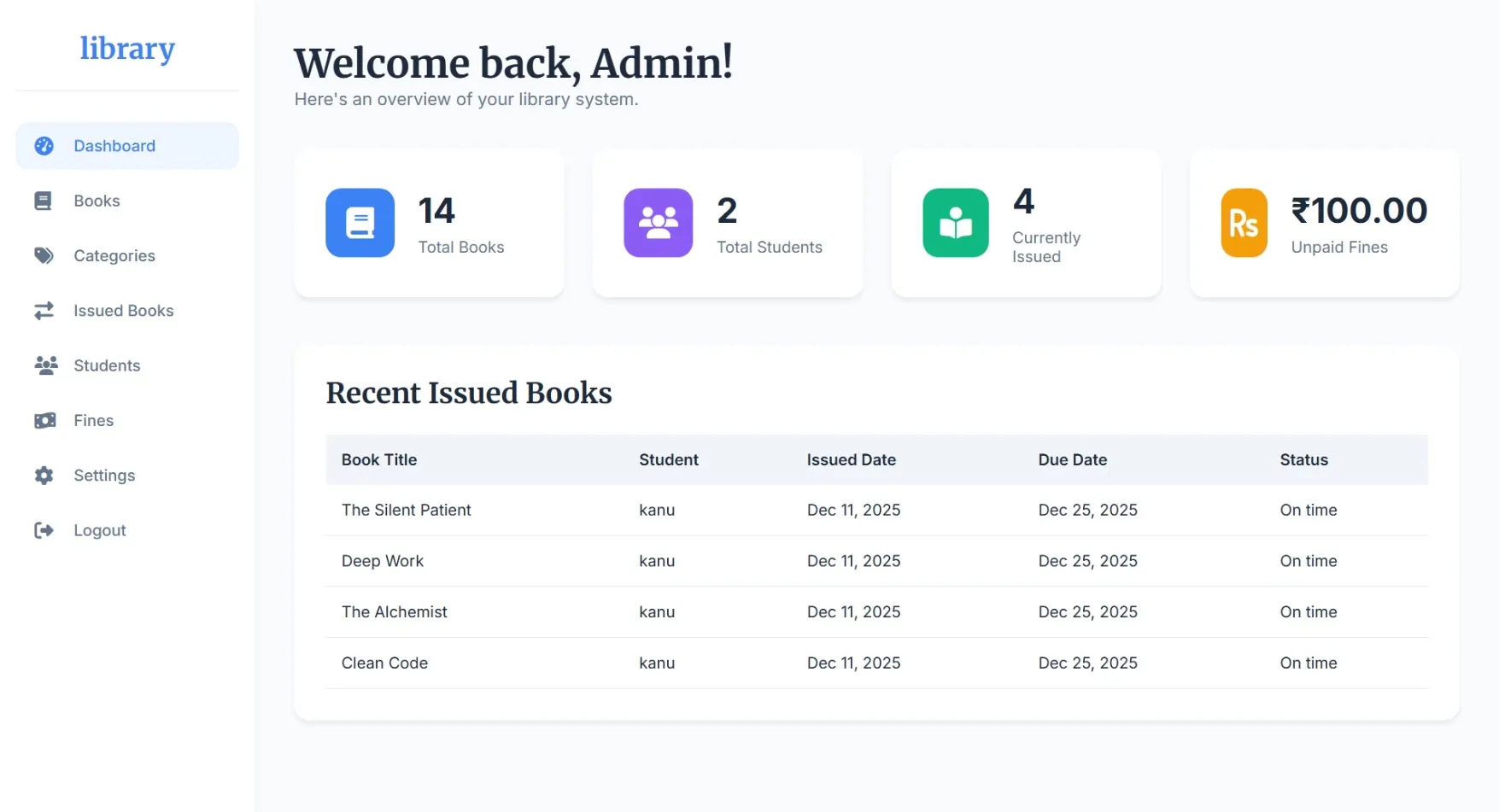Library Management System using PHP - thumbnail 11