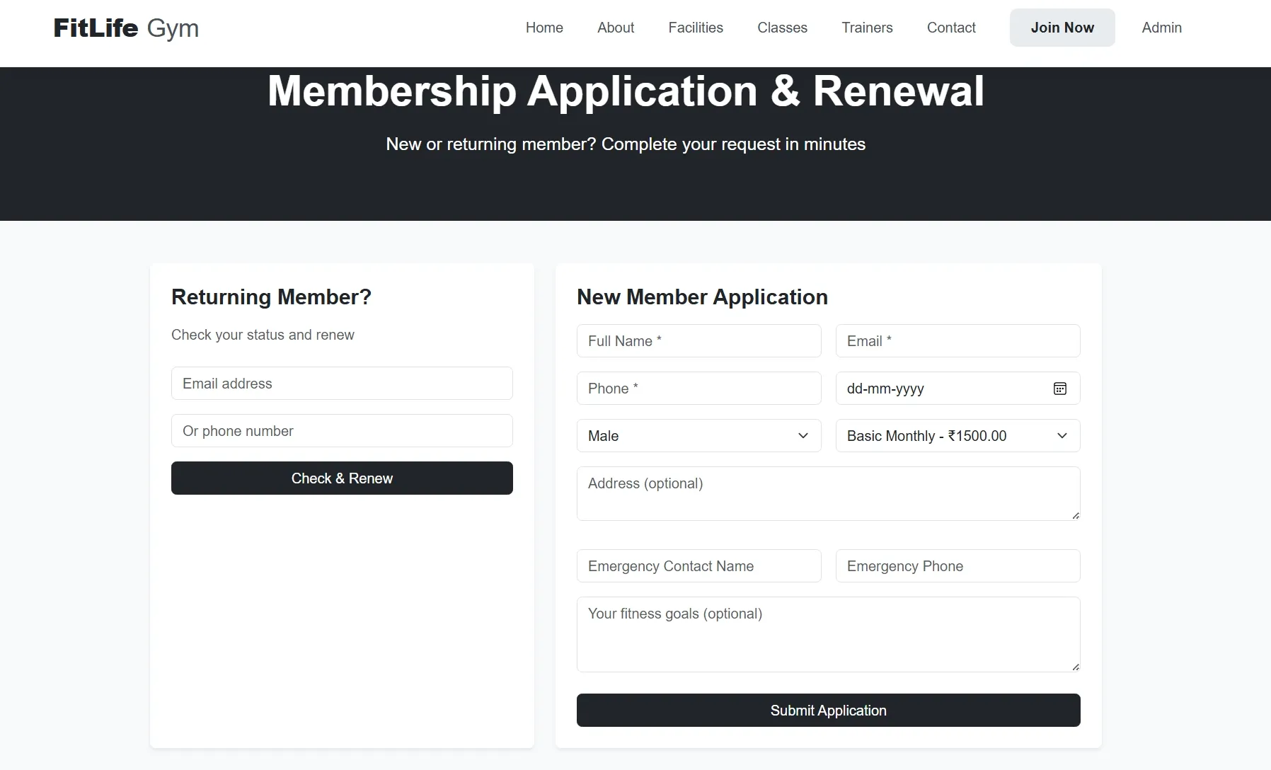 Gym Management System Using PHP - thumbnail 4