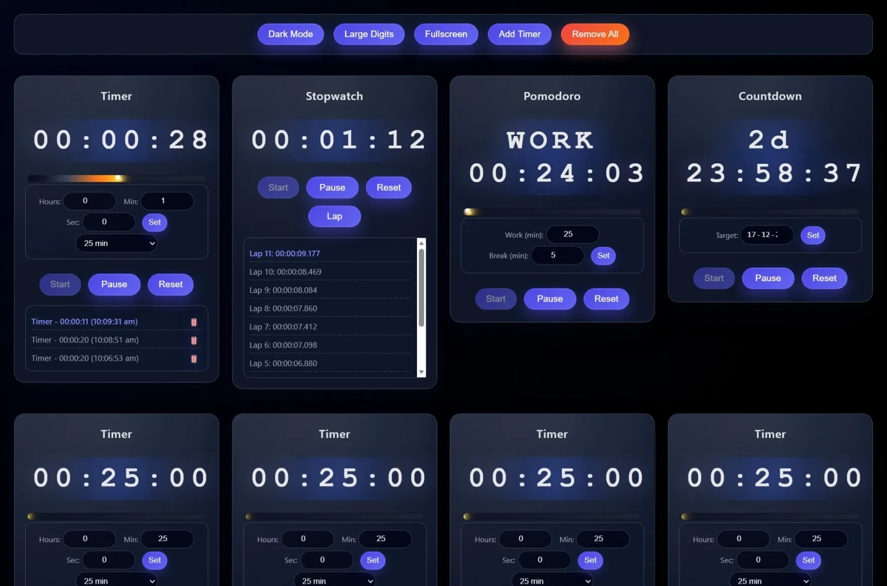 Timer and Stopwatch System - thumbnail 2