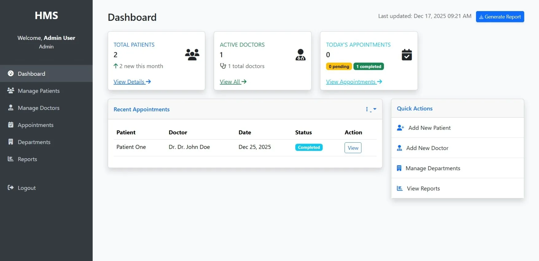 Hospital Management System Using PHP - thumbnail 4