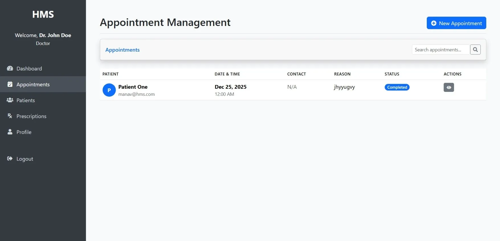 Hospital Management System Using PHP - thumbnail 8