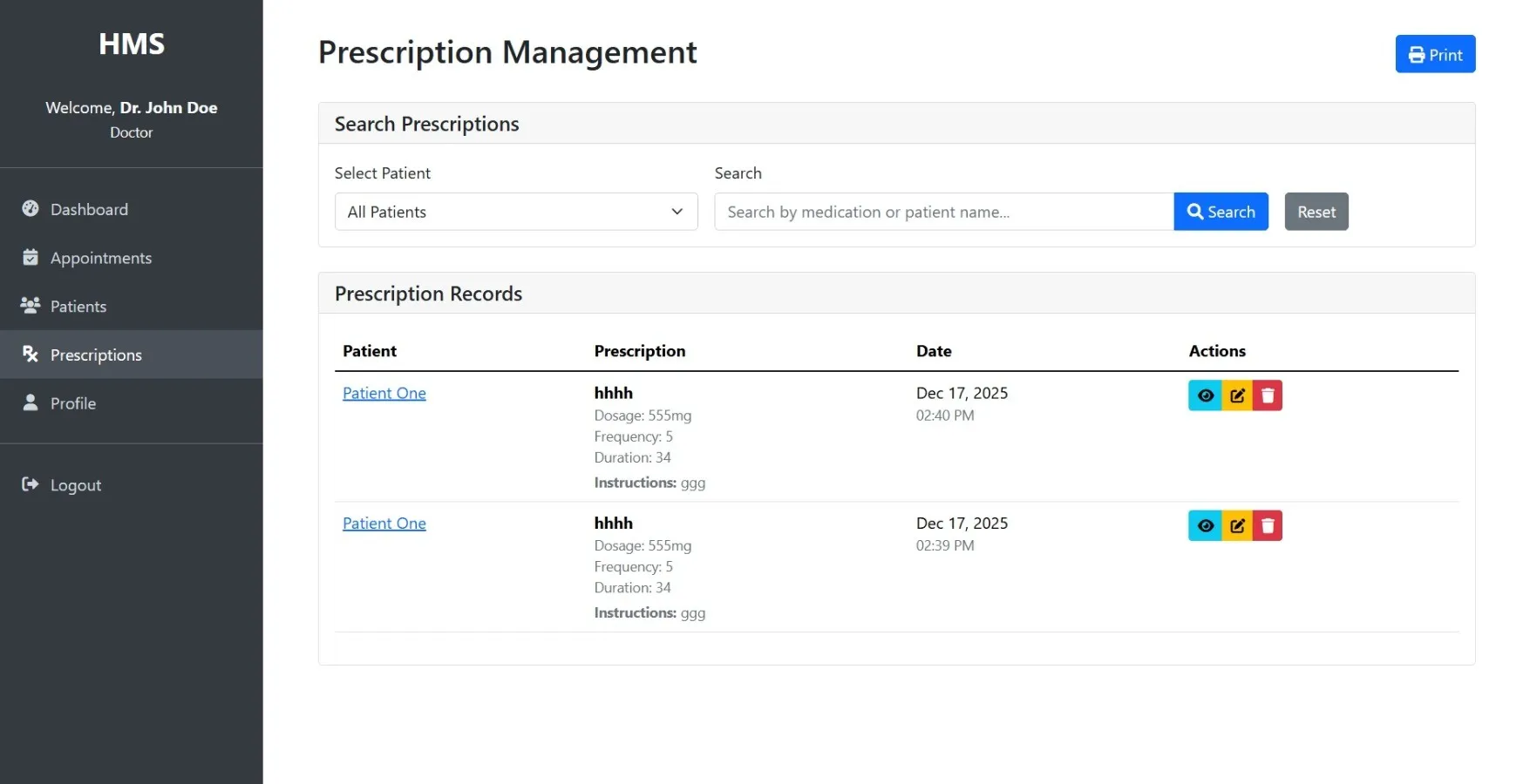 Hospital Management System Using PHP - thumbnail 9