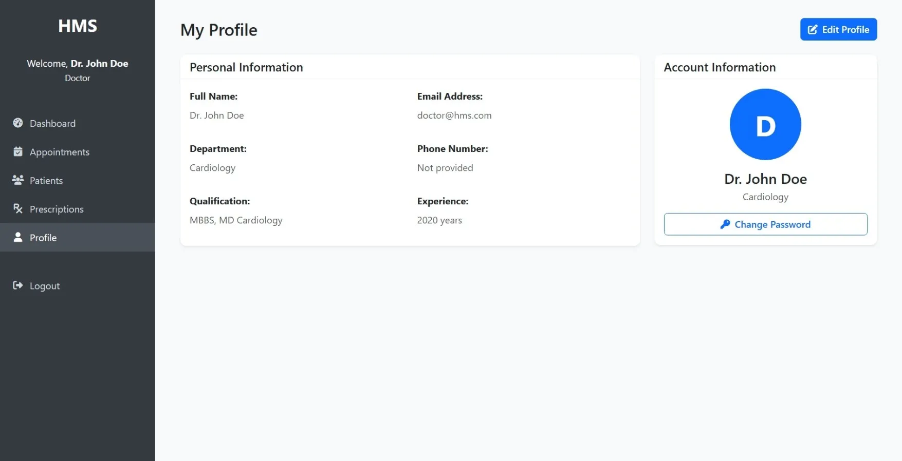 Hospital Management System Using PHP - thumbnail 10