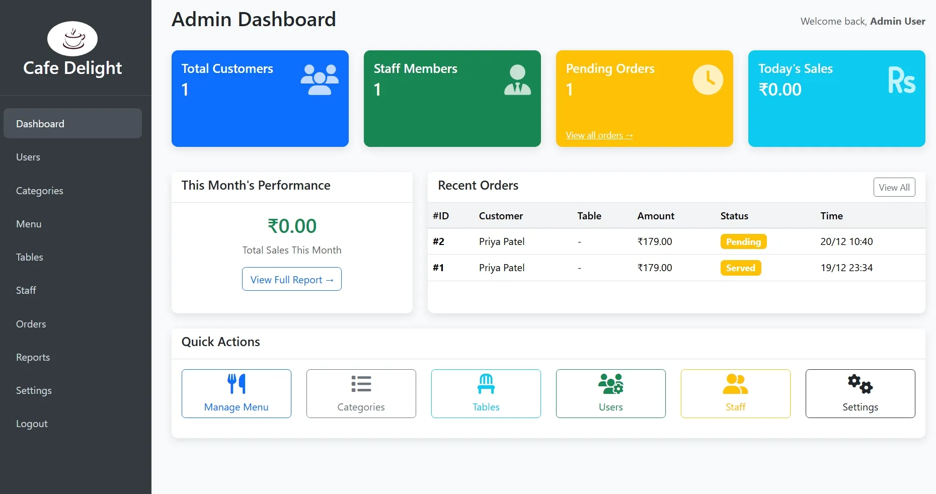 Restaurant & Café Management System - thumbnail 4