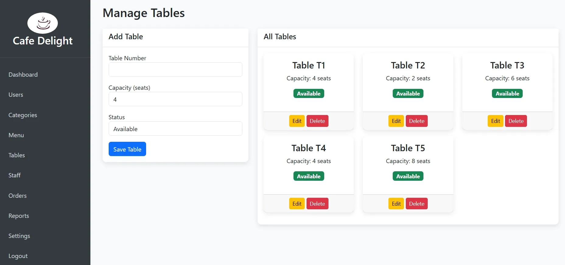 Restaurant & Café Management System - thumbnail 7