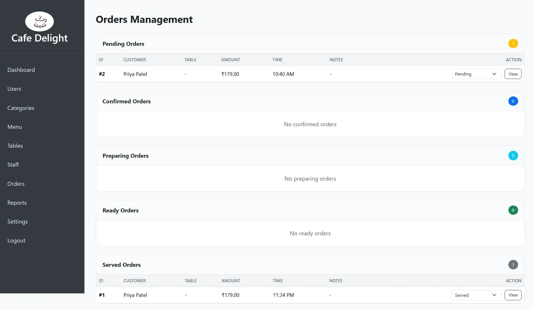 Restaurant & Café Management System - thumbnail 9