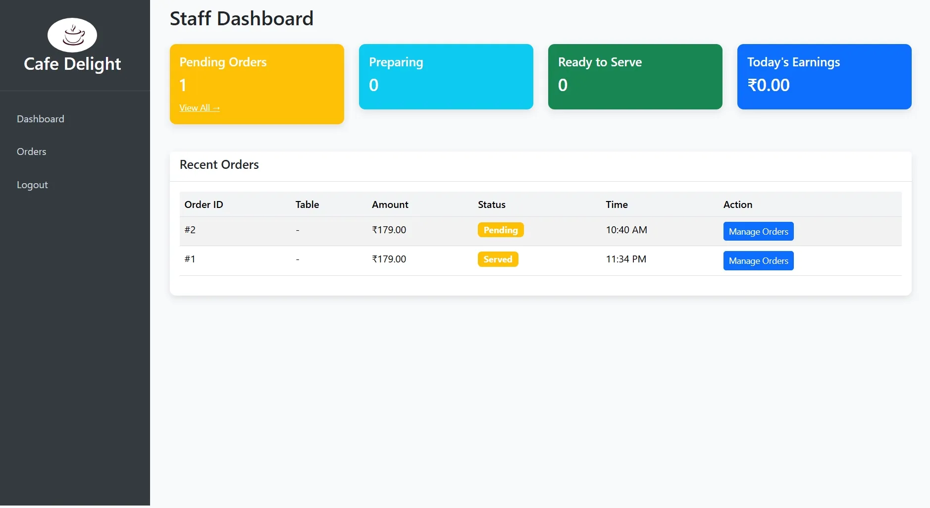 Restaurant & Café Management System - thumbnail 12