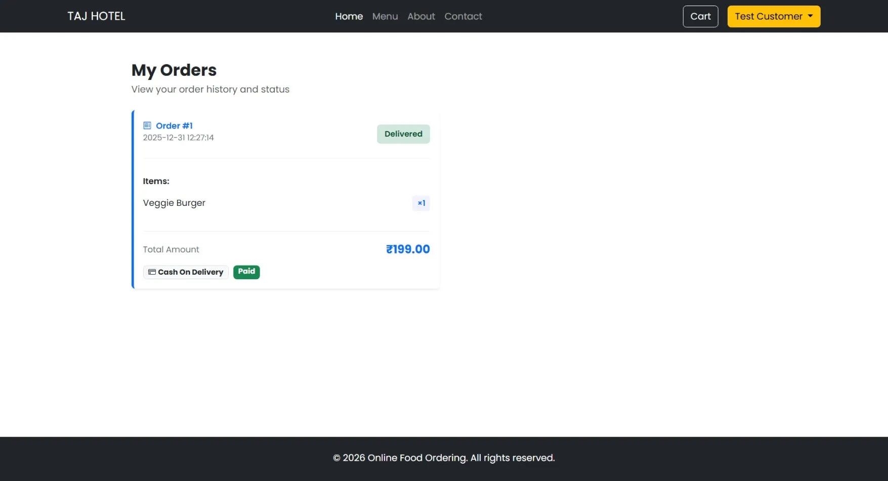 Online Food Ordering System - thumbnail 5