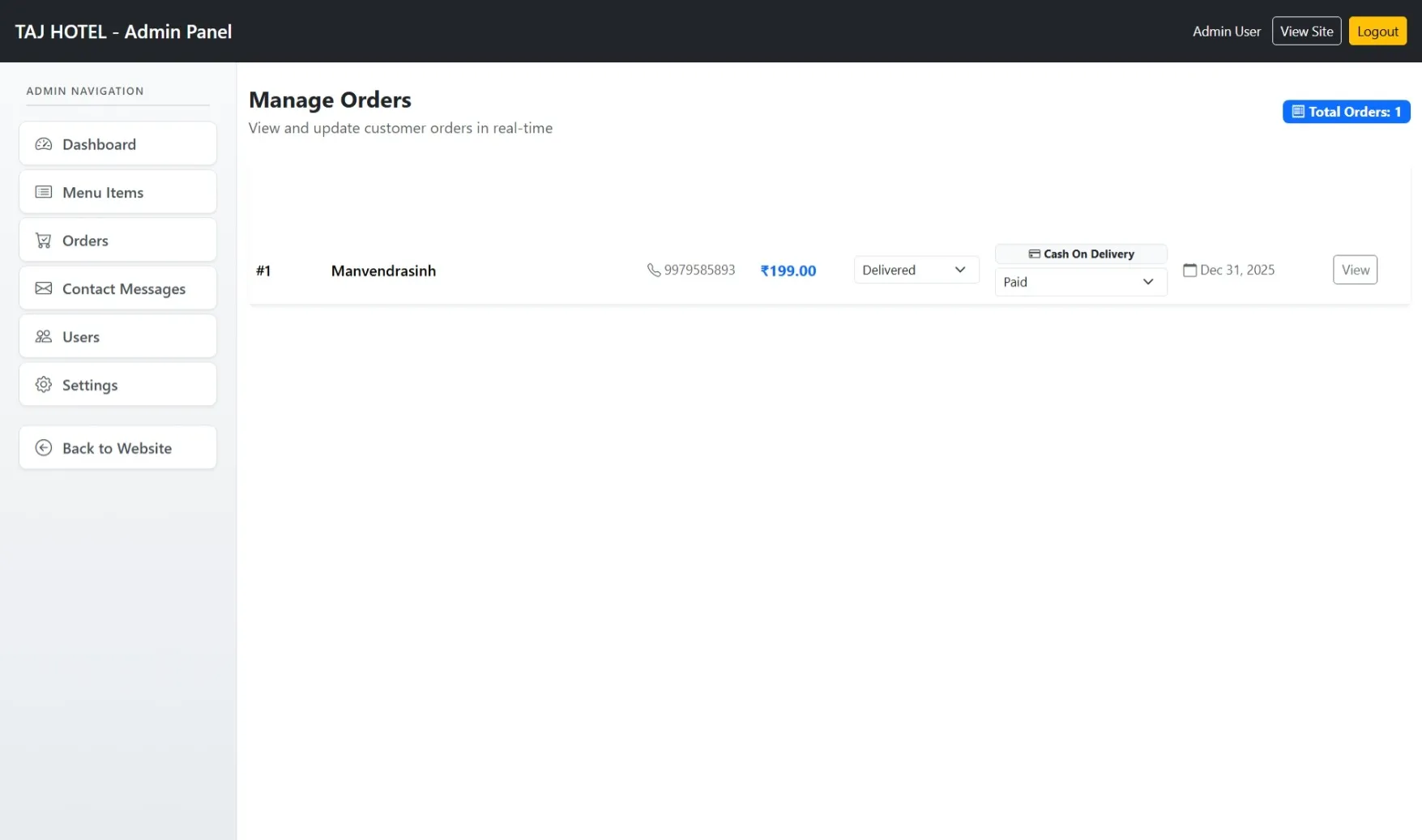 Online Food Ordering System - thumbnail 10