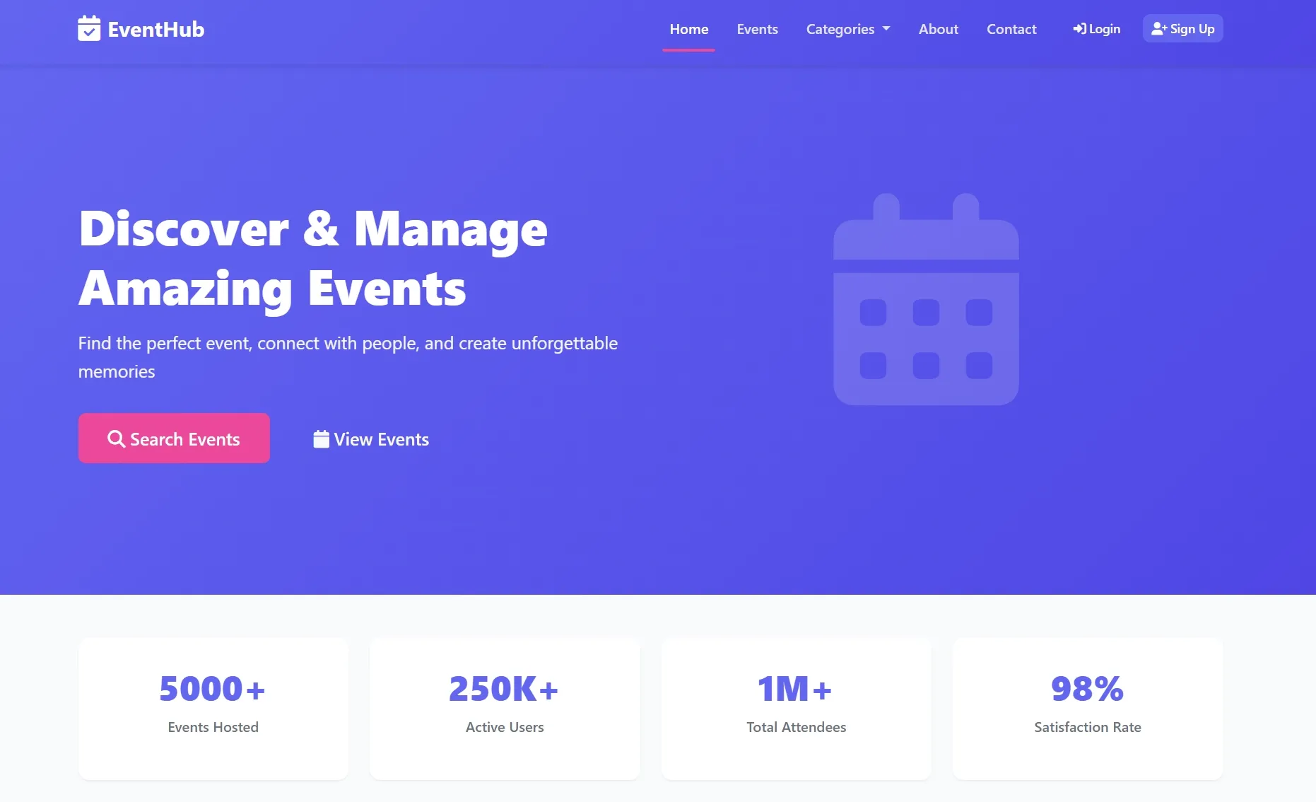 Event Management System Using PHP