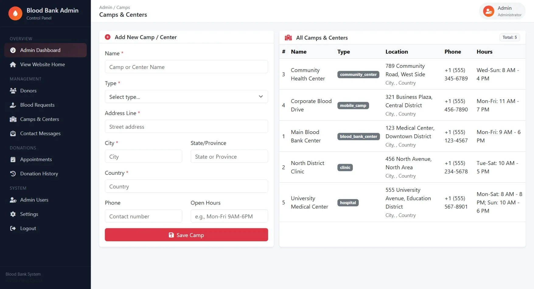 Blood Bank Management System Using PHP - thumbnail 2