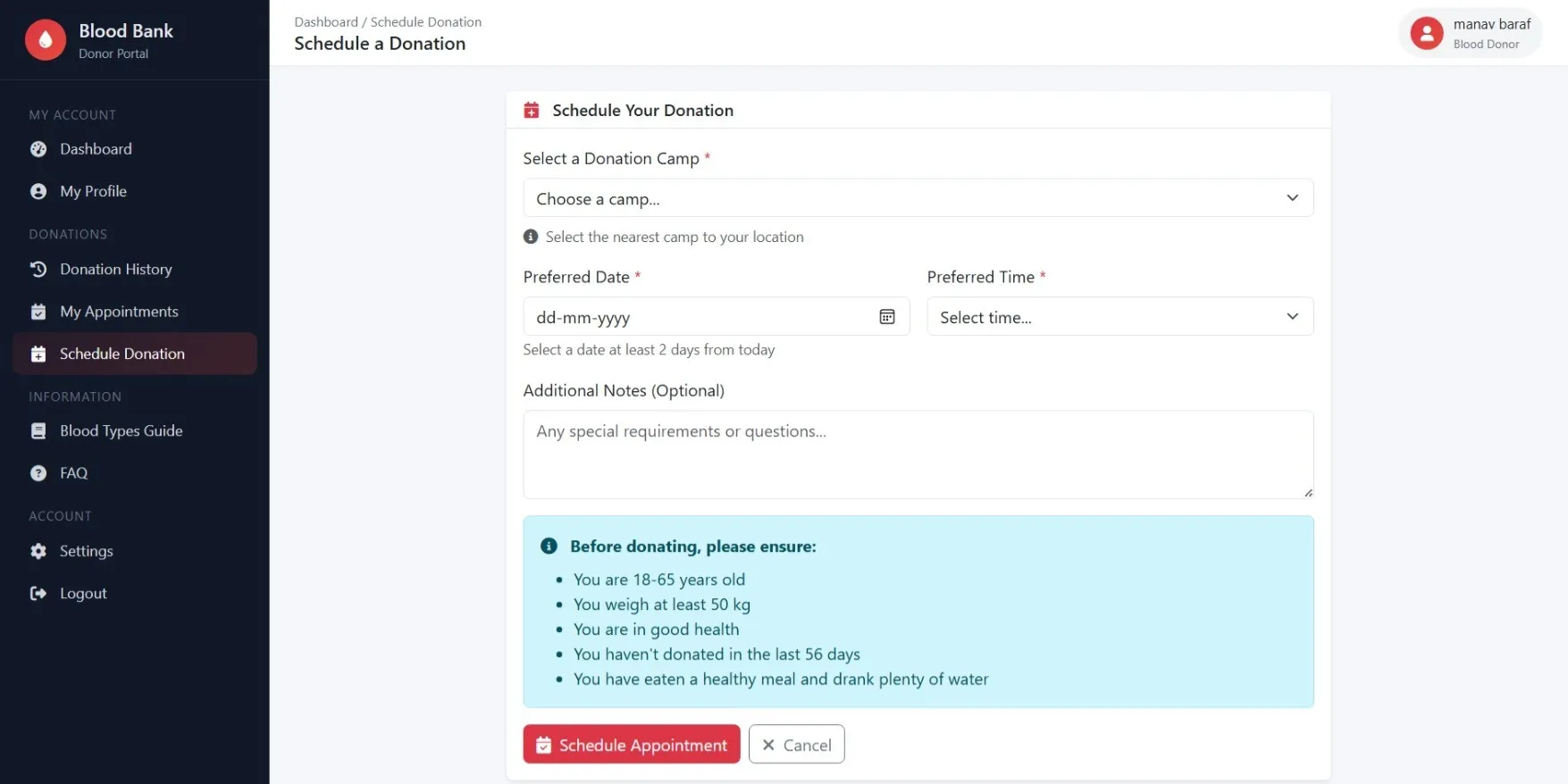Blood Bank Management System Using PHP - thumbnail 8