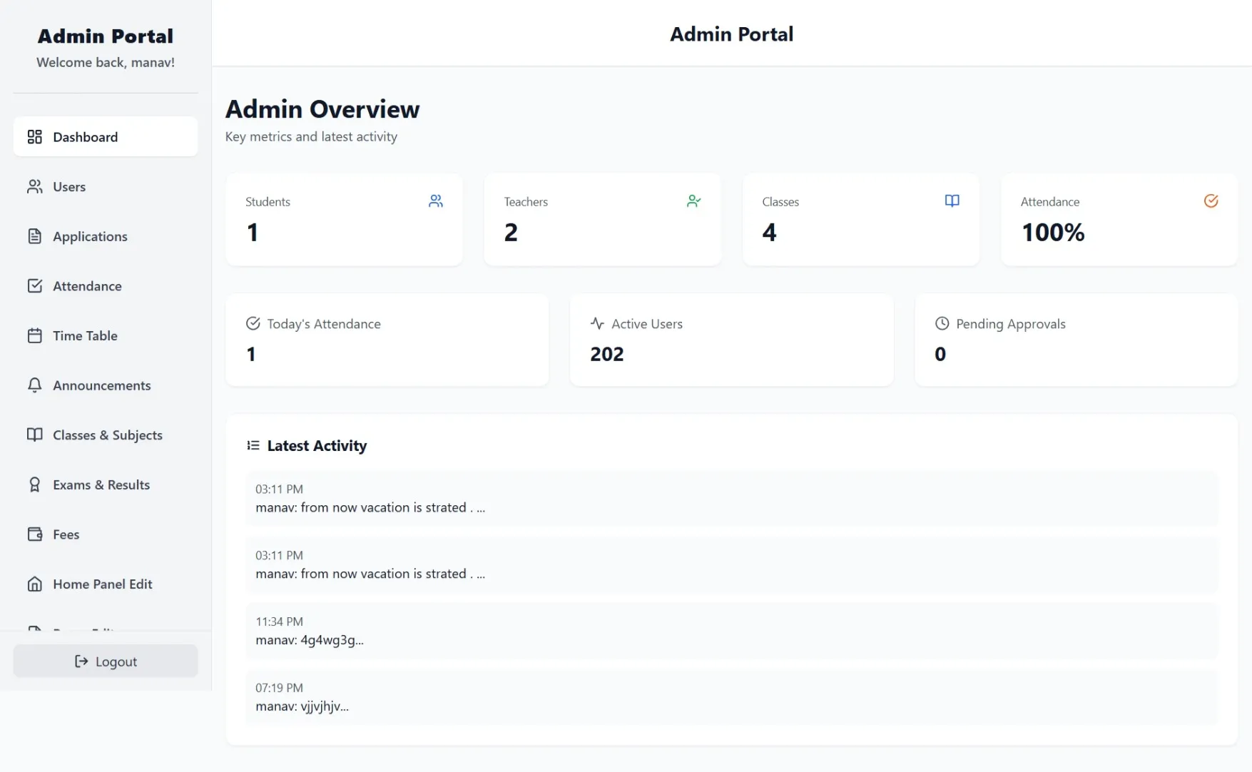 School Management System – React & Node.js - thumbnail 5
