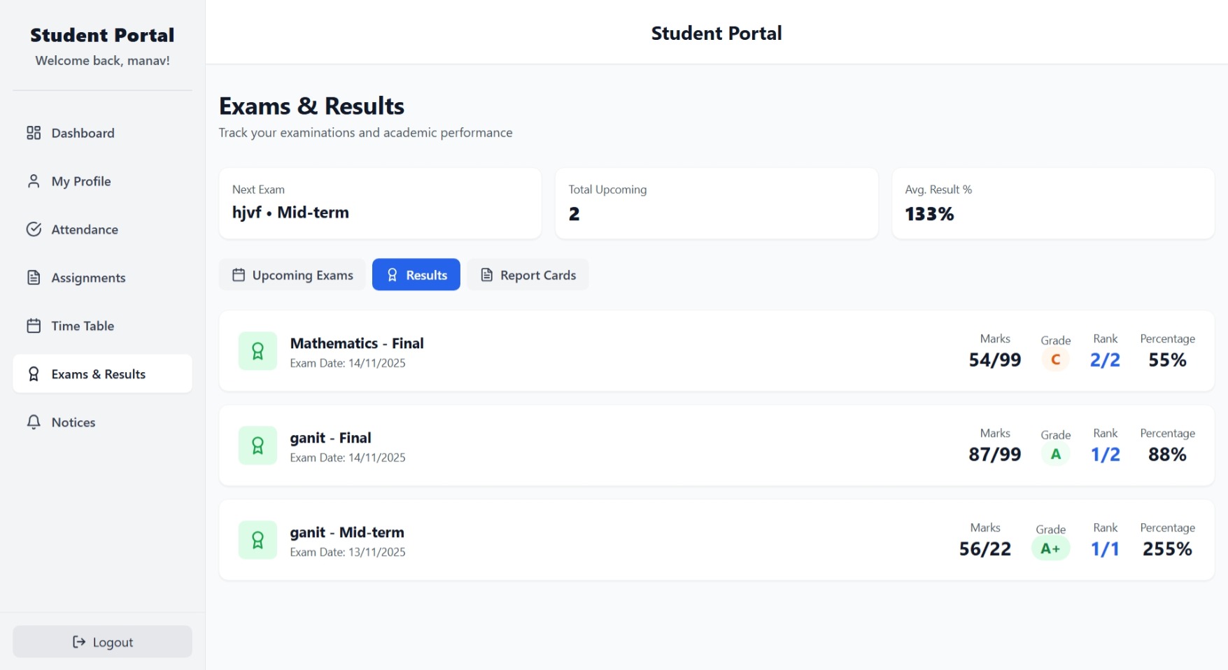 School Management System – React & Node.js image 10