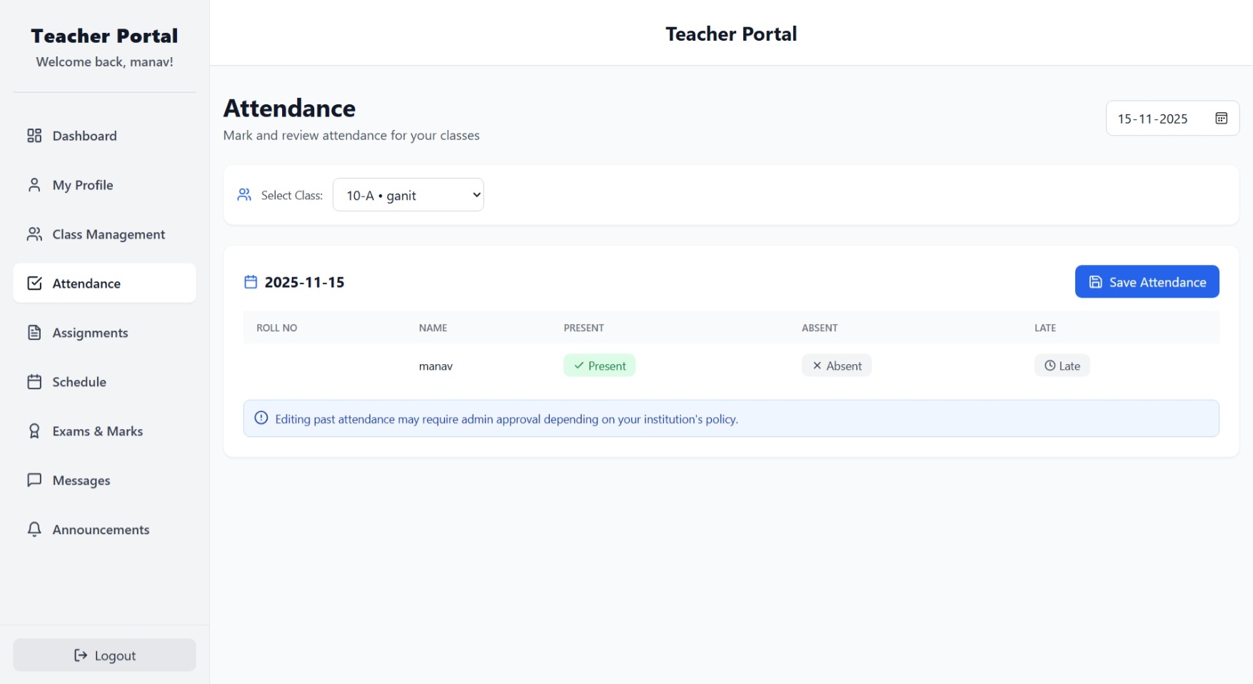 School Management System – React & Node.js image 12