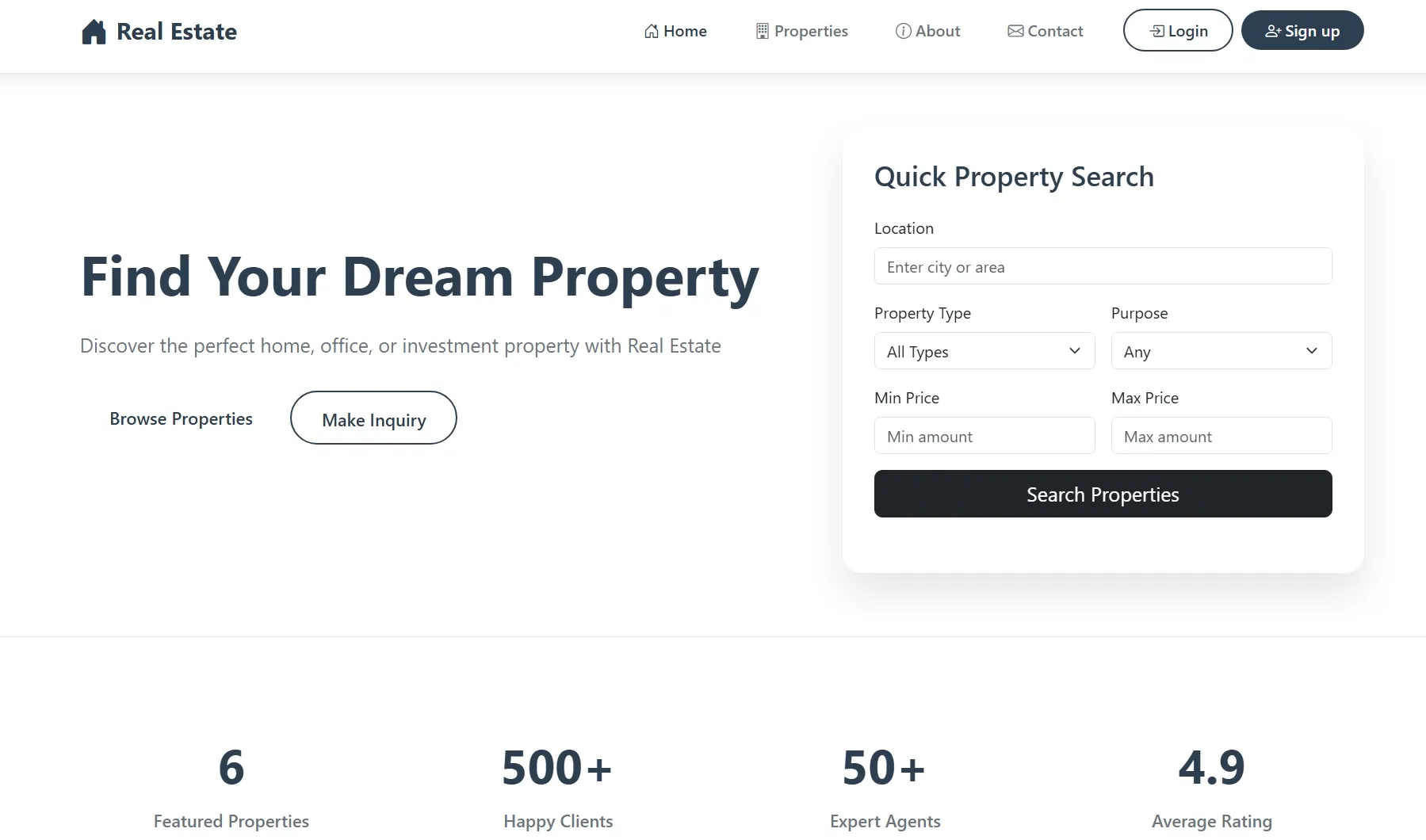Real Estate Management System in PHP - thumbnail 4