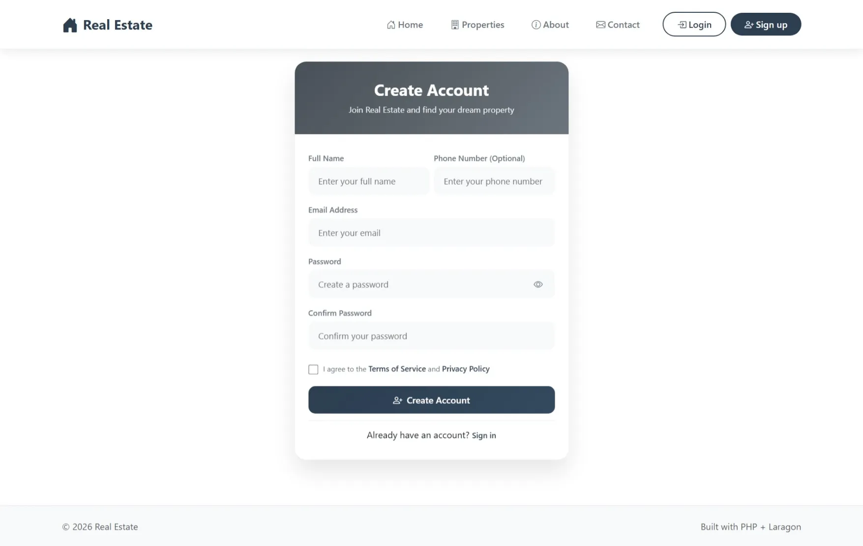 Real Estate Management System in PHP - thumbnail 7