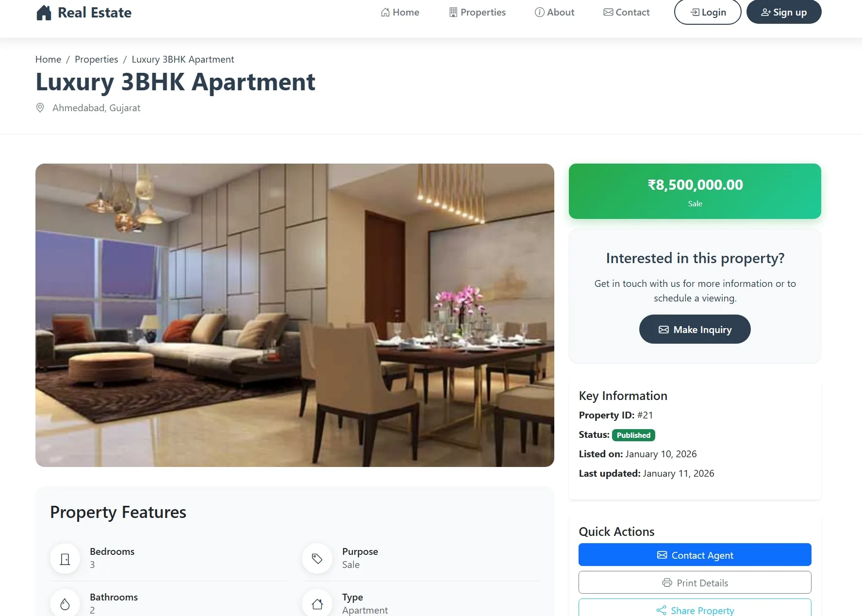Real Estate Management System in PHP - thumbnail 9