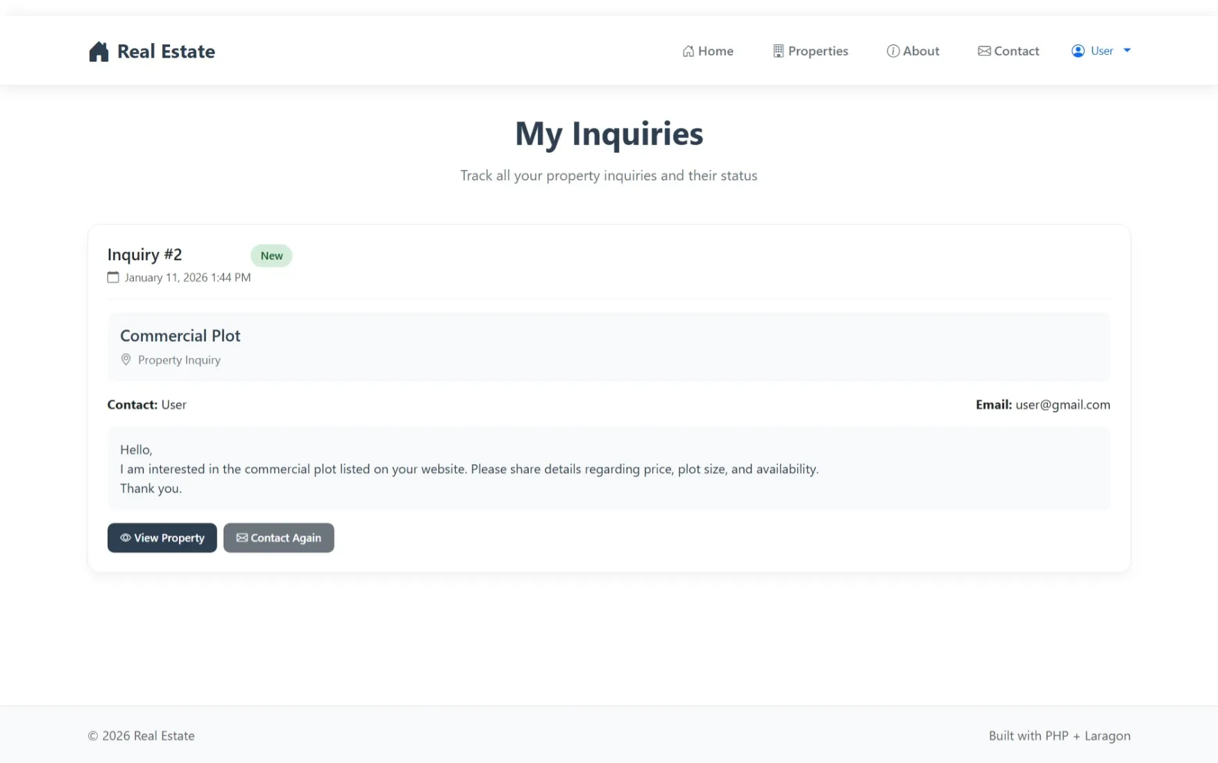 Real Estate Management System in PHP - thumbnail 10