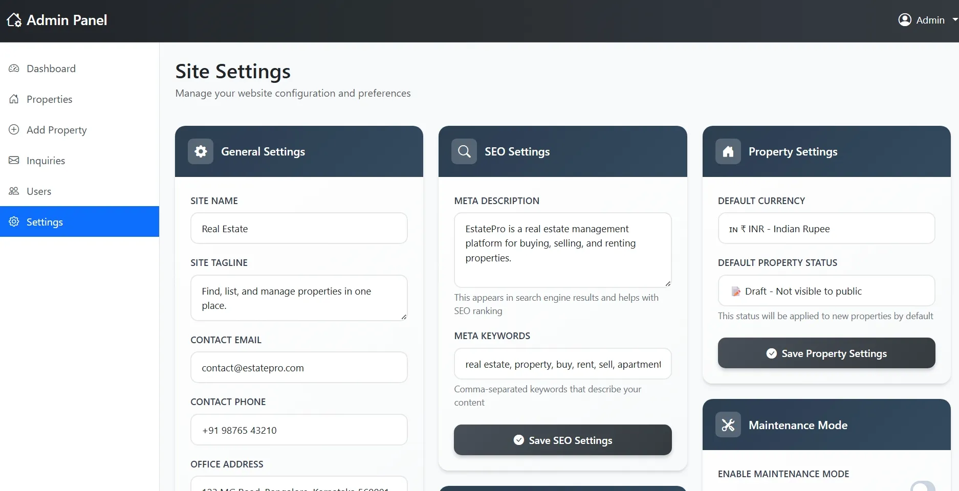 Real Estate Management System in PHP - thumbnail 17