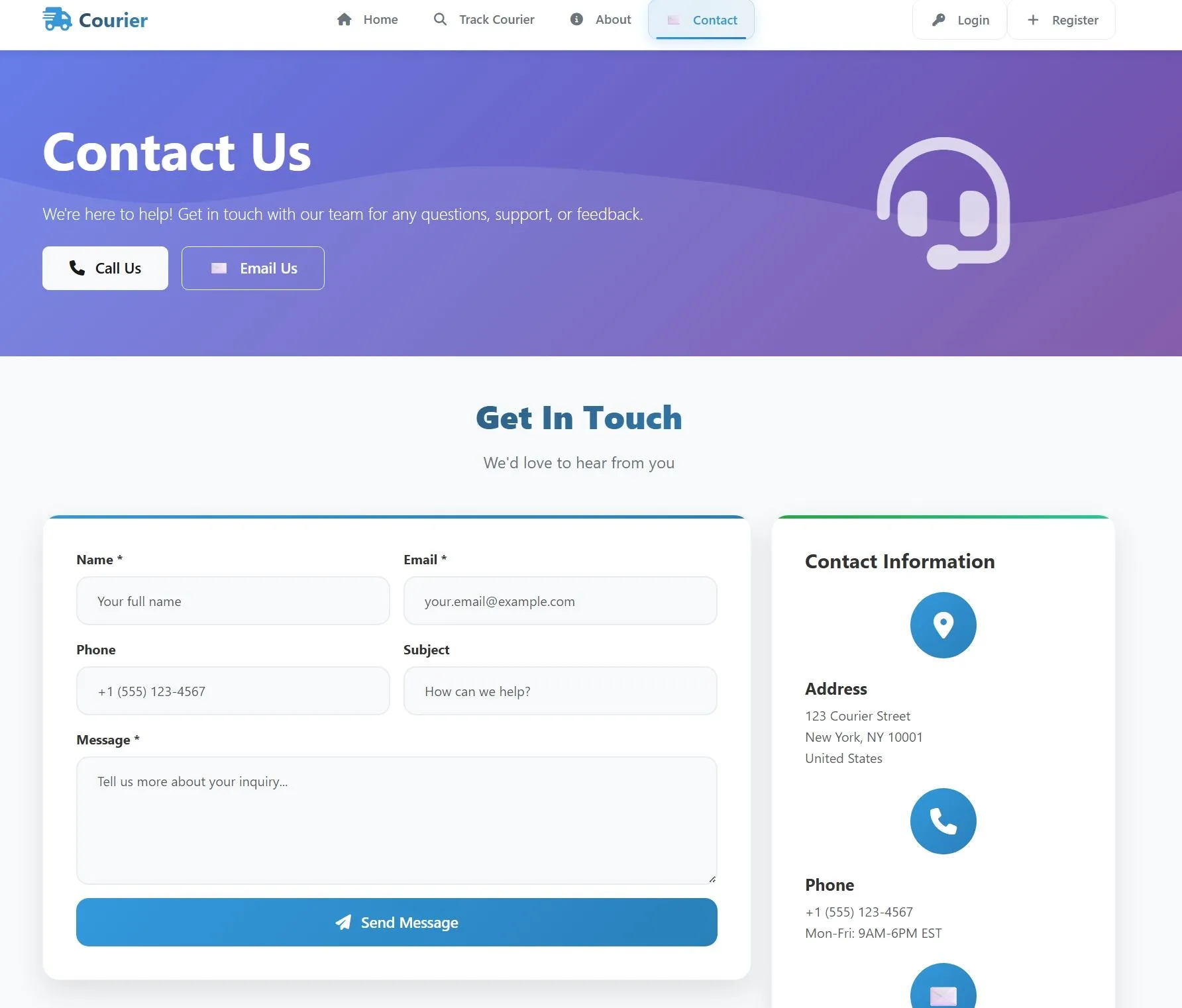 Courier Management System In PHP - thumbnail 17