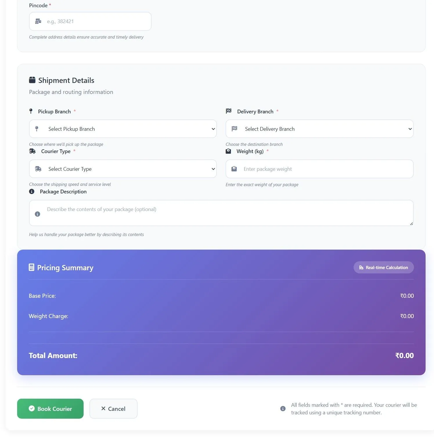Courier Management System In PHP - thumbnail 20