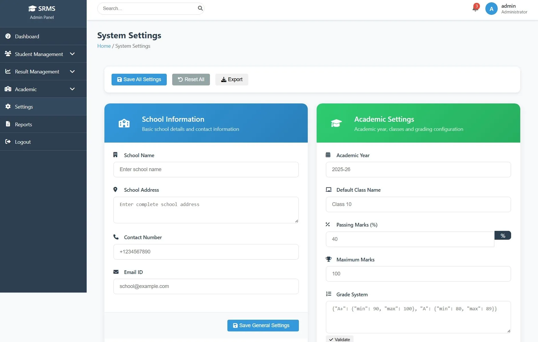 Exam Result Management System In PHP & SQl - thumbnail 10