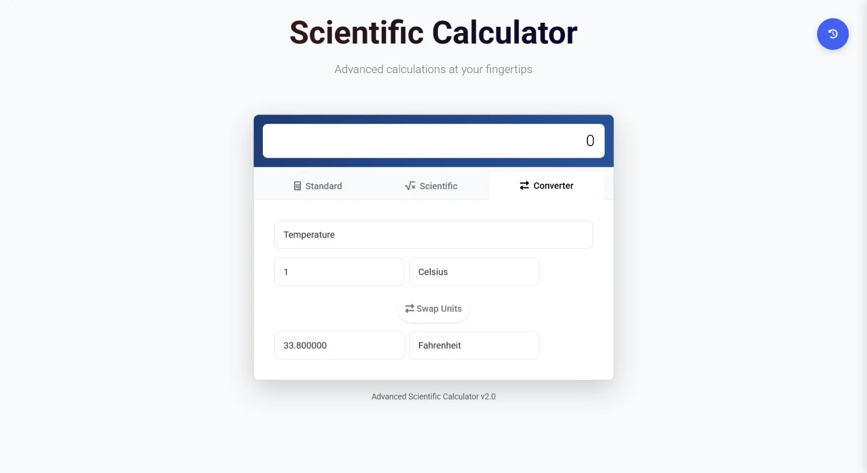 Scientific Calculator Using JavaScript - thumbnail 4
