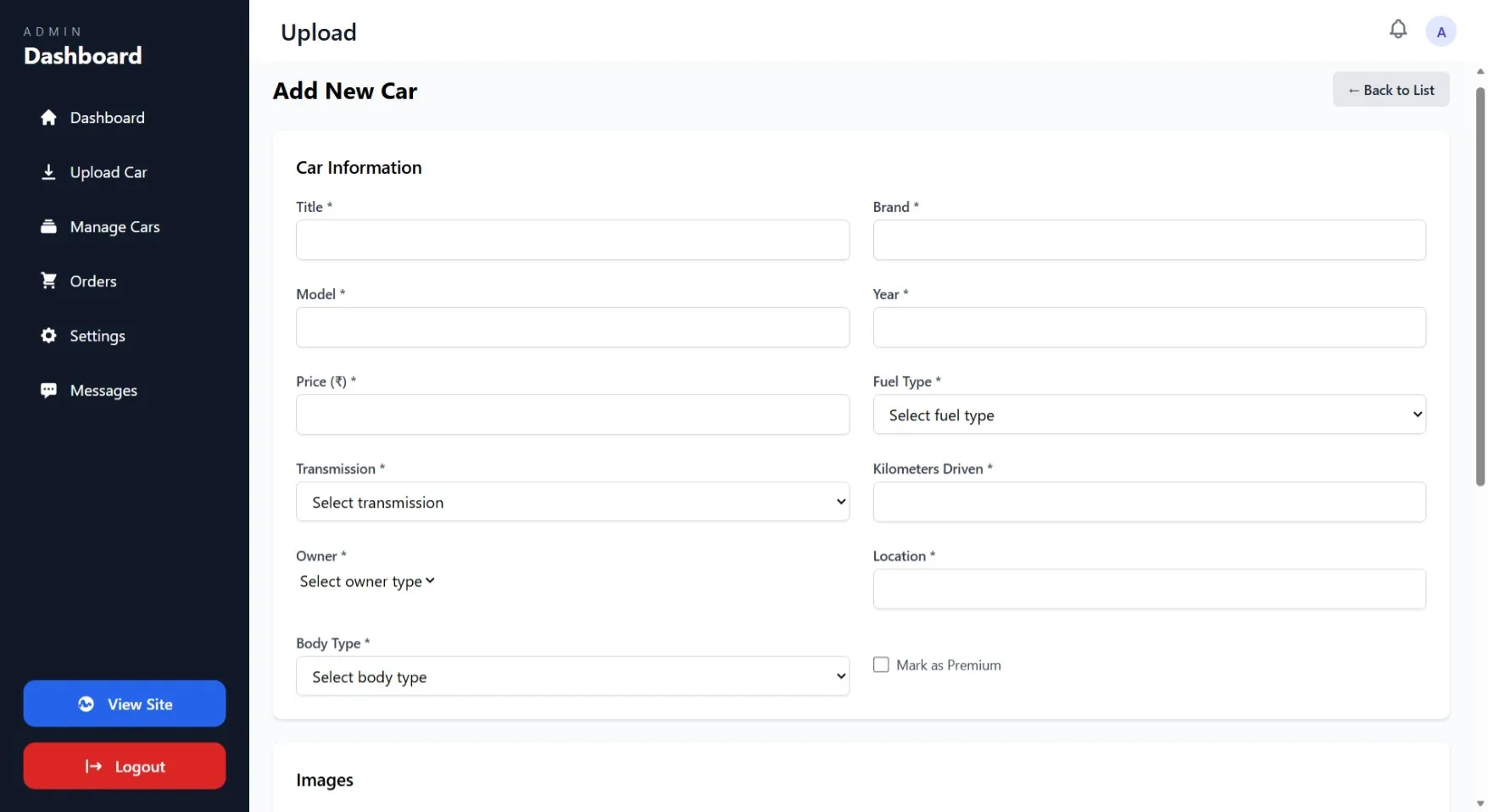 Car Dealership Website using PHP - thumbnail 3