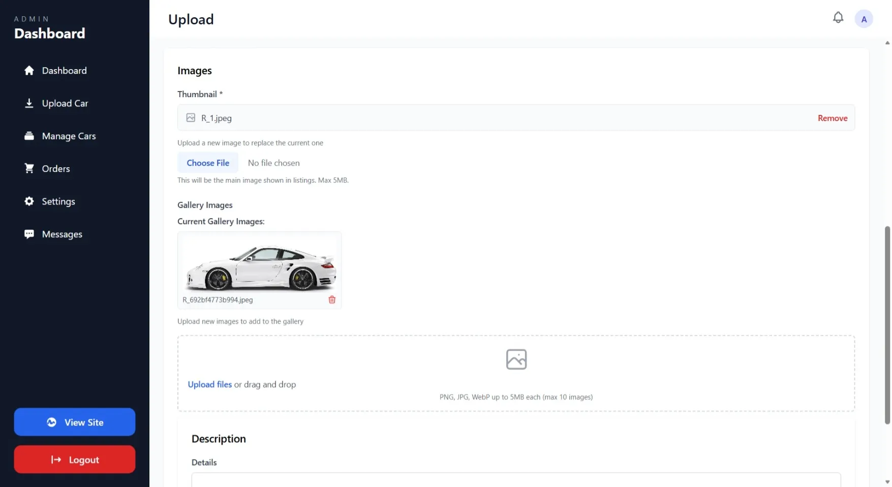 Car Dealership Website using PHP - thumbnail 4