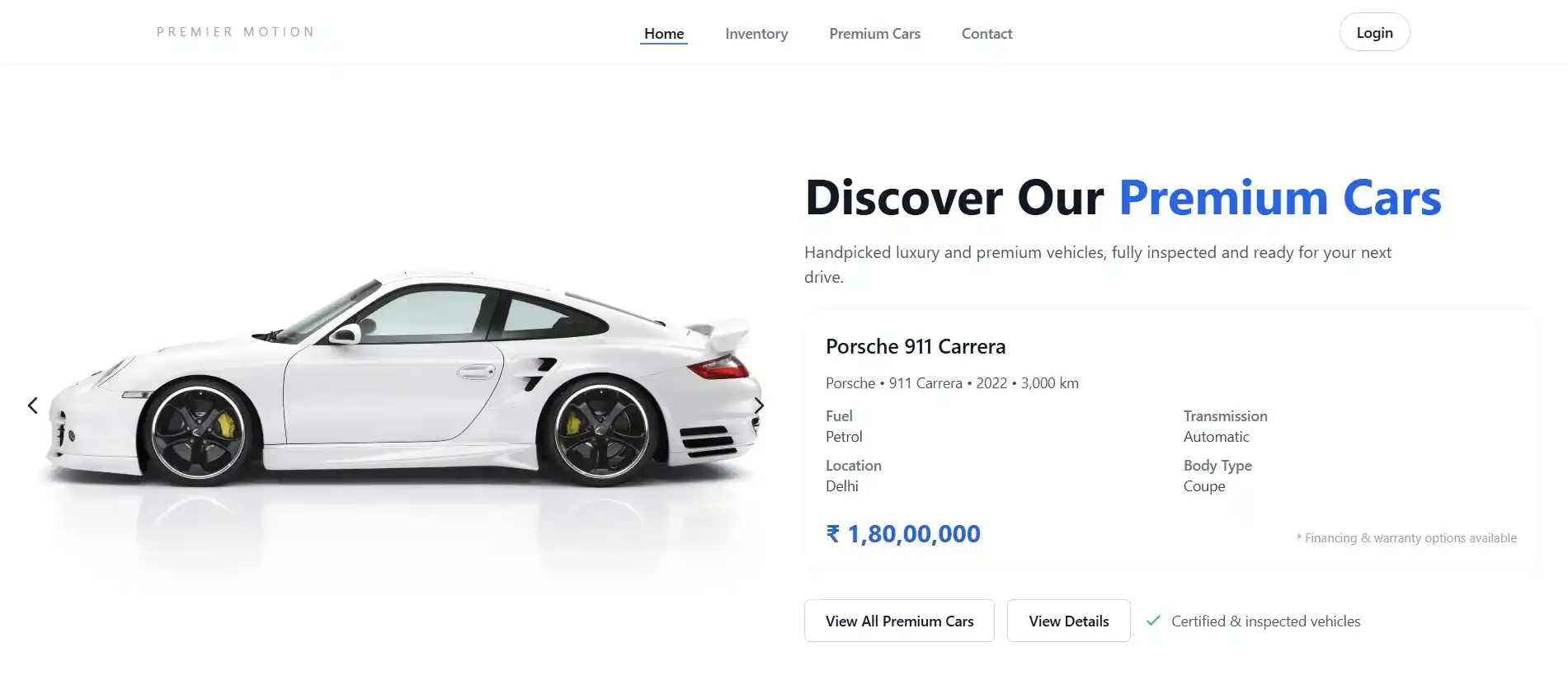 Car Dealership Website using PHP - thumbnail 11