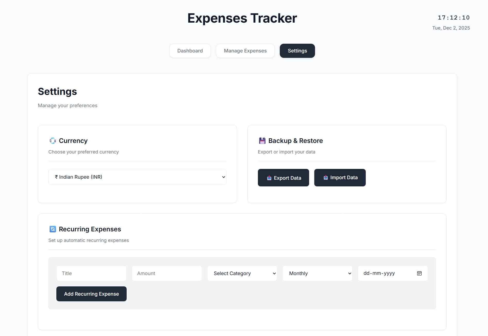 Expense Tracking System - thumbnail 3