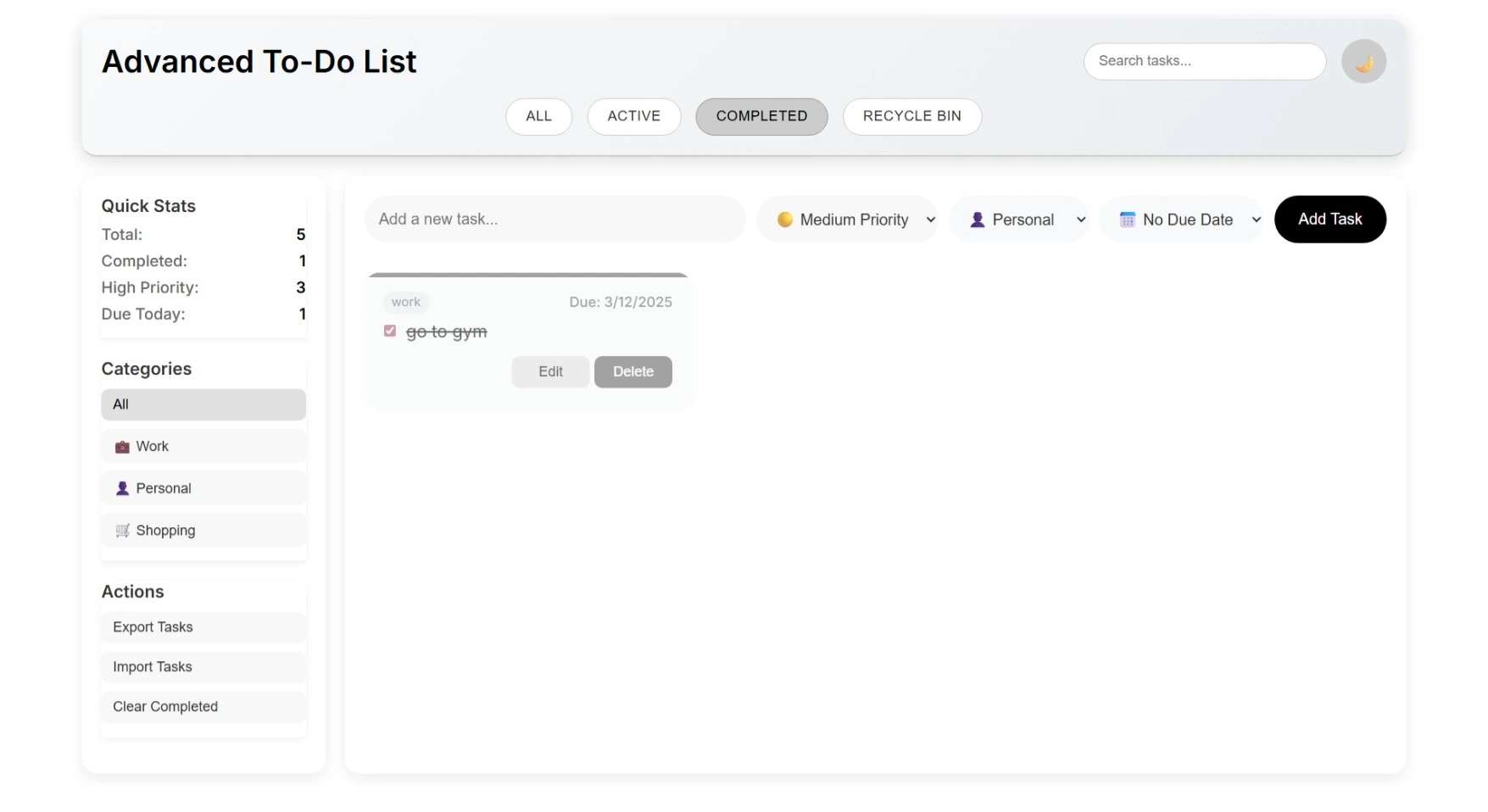 To-Do List Management System - thumbnail 5