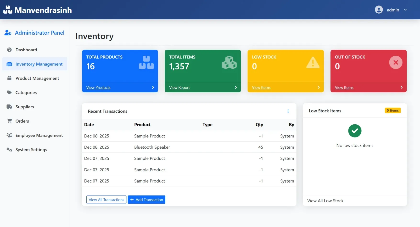 Inventory Management System using PHP - thumbnail 4